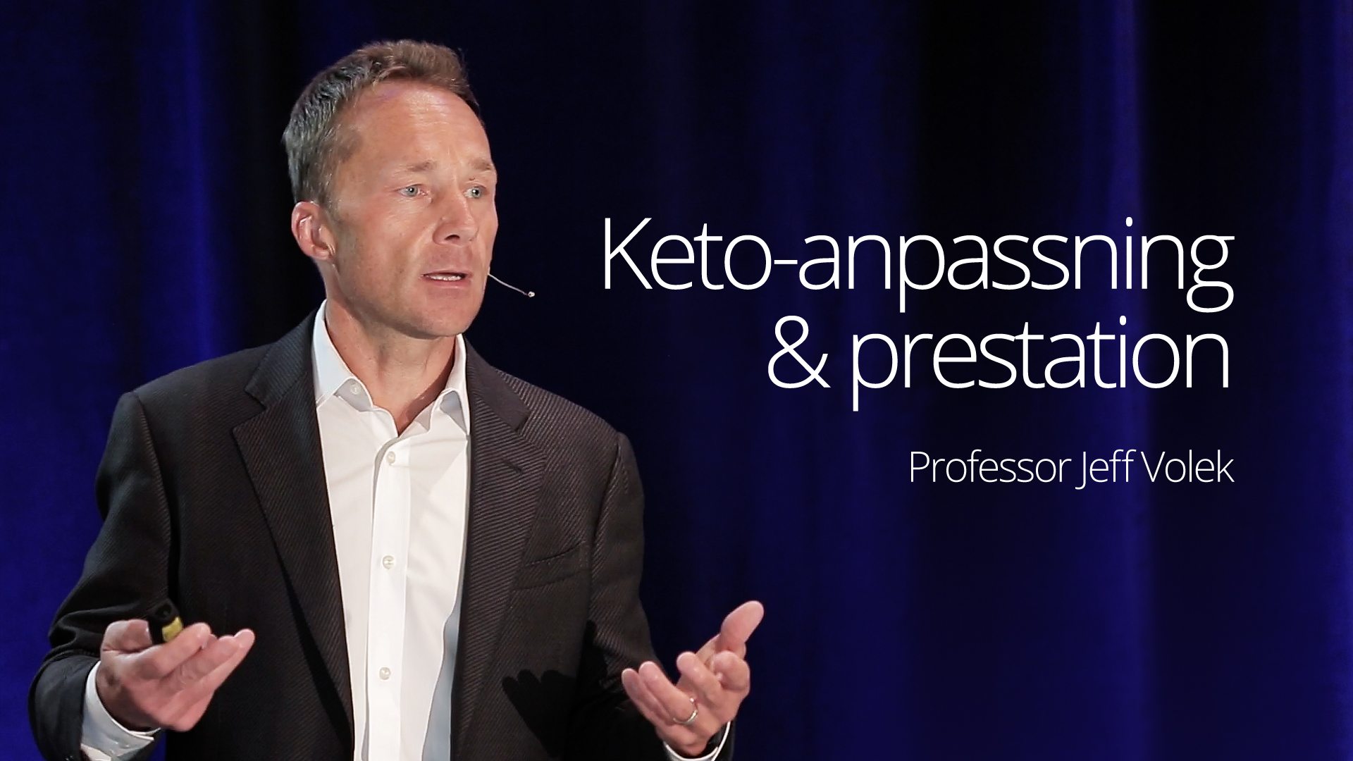 Dr Jeff Volek - Keto-Adaptation and Performance (SD 2016)